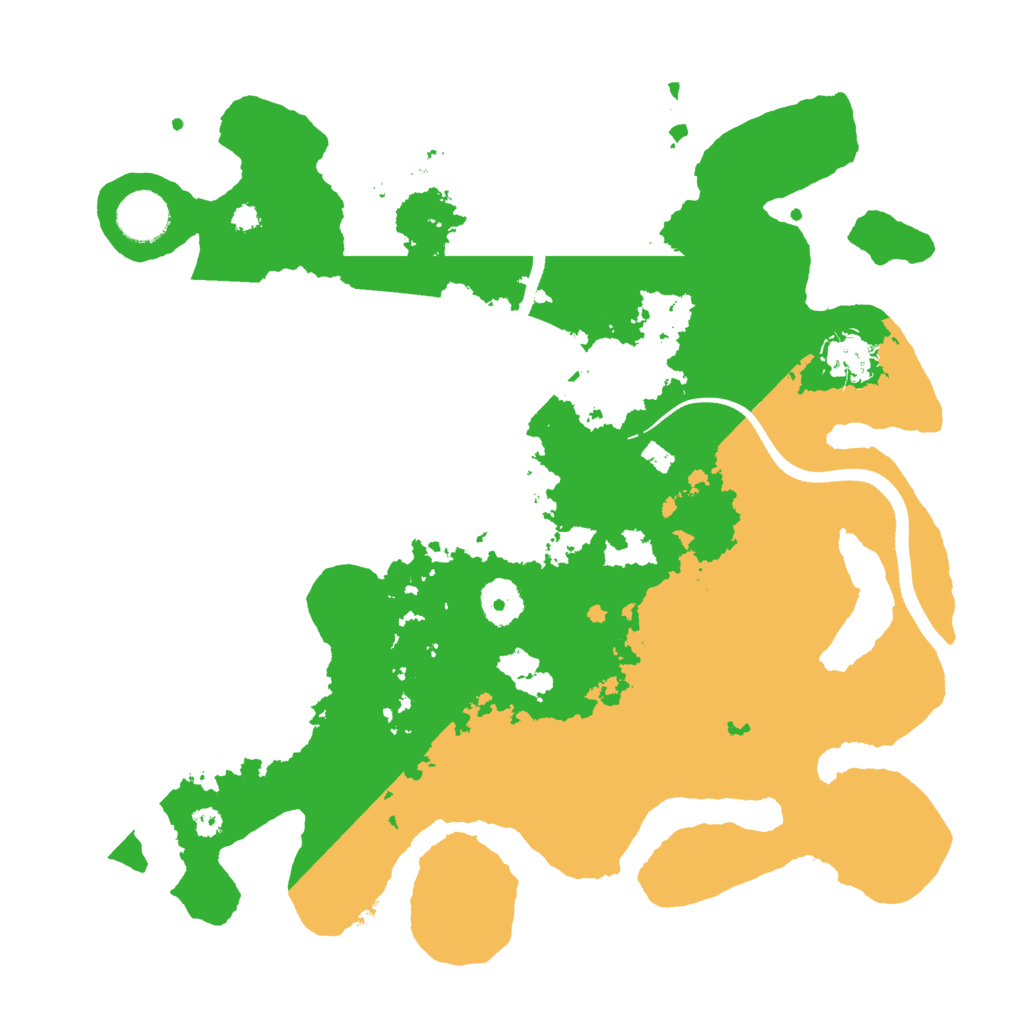 Biome Rust Map: Procedural Map, Size: 3500, Seed: 515717