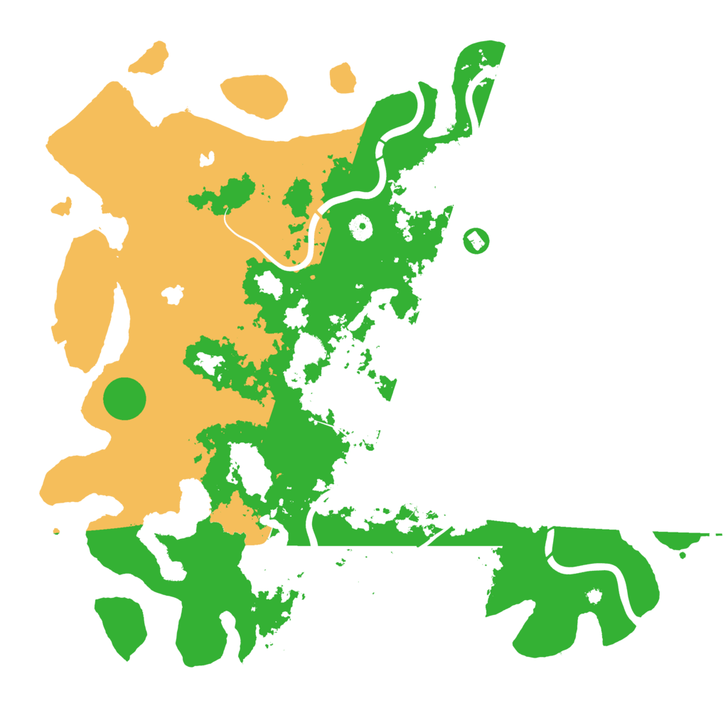 Biome Rust Map: Procedural Map, Size: 4500, Seed: 420804477