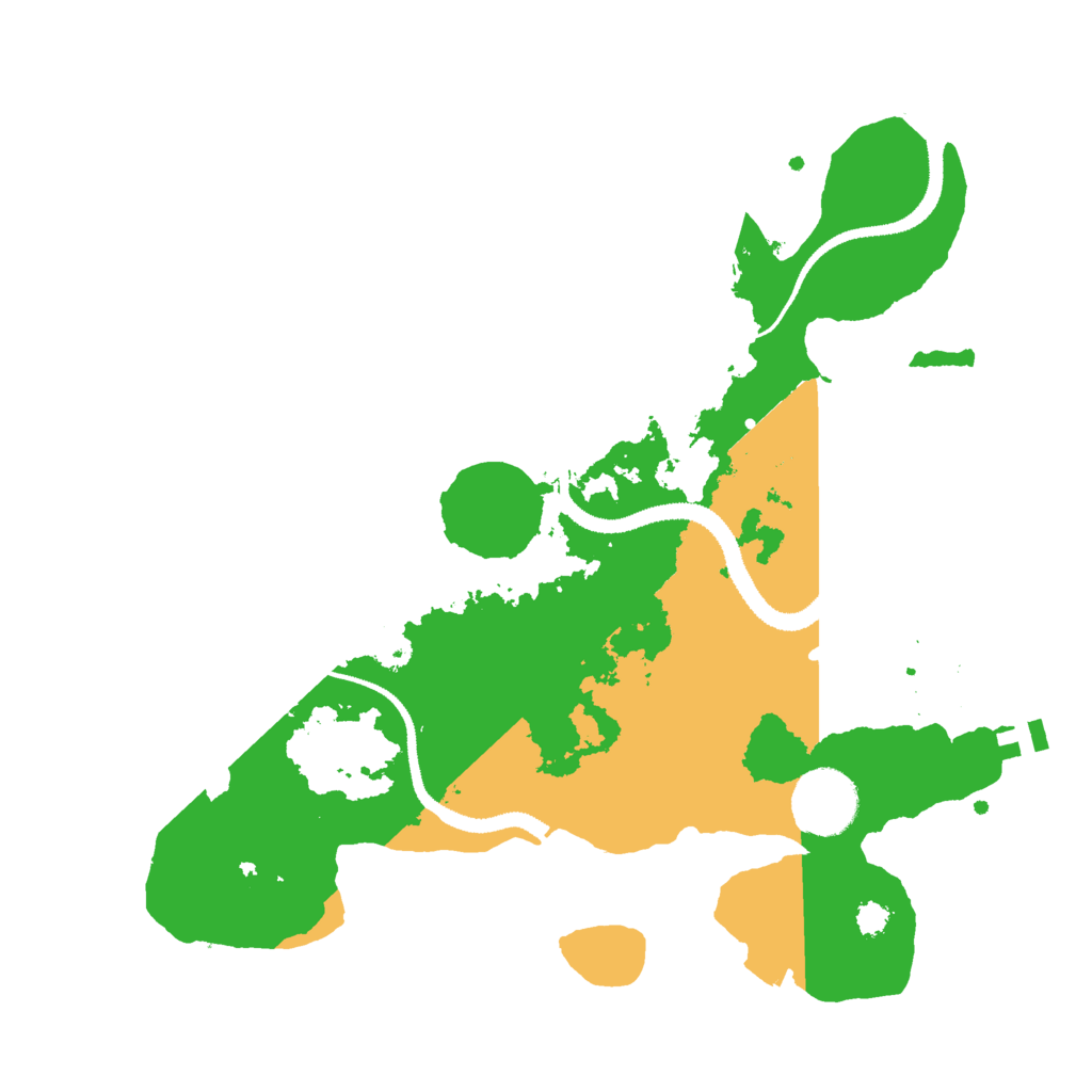 Biome Rust Map: Procedural Map, Size: 3000, Seed: 266000