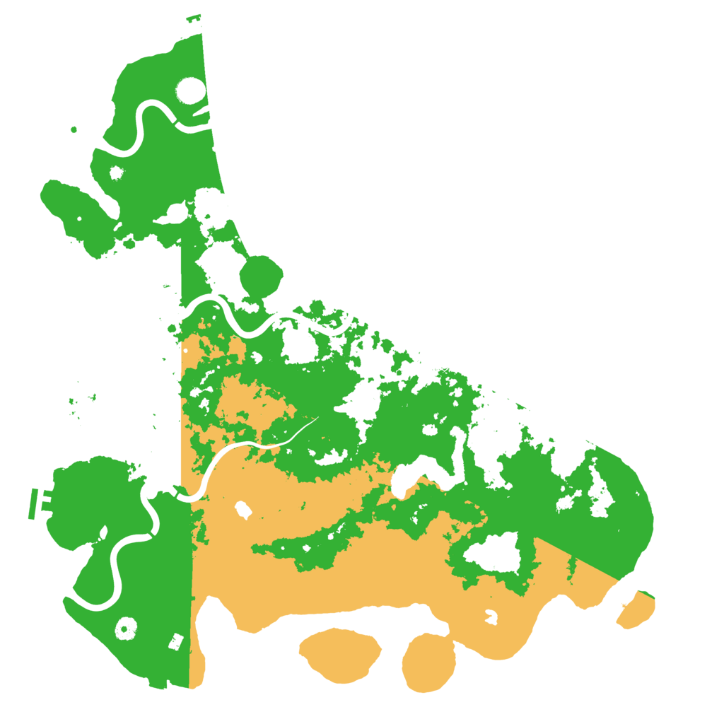 Biome Rust Map: Procedural Map, Size: 4750, Seed: 370390