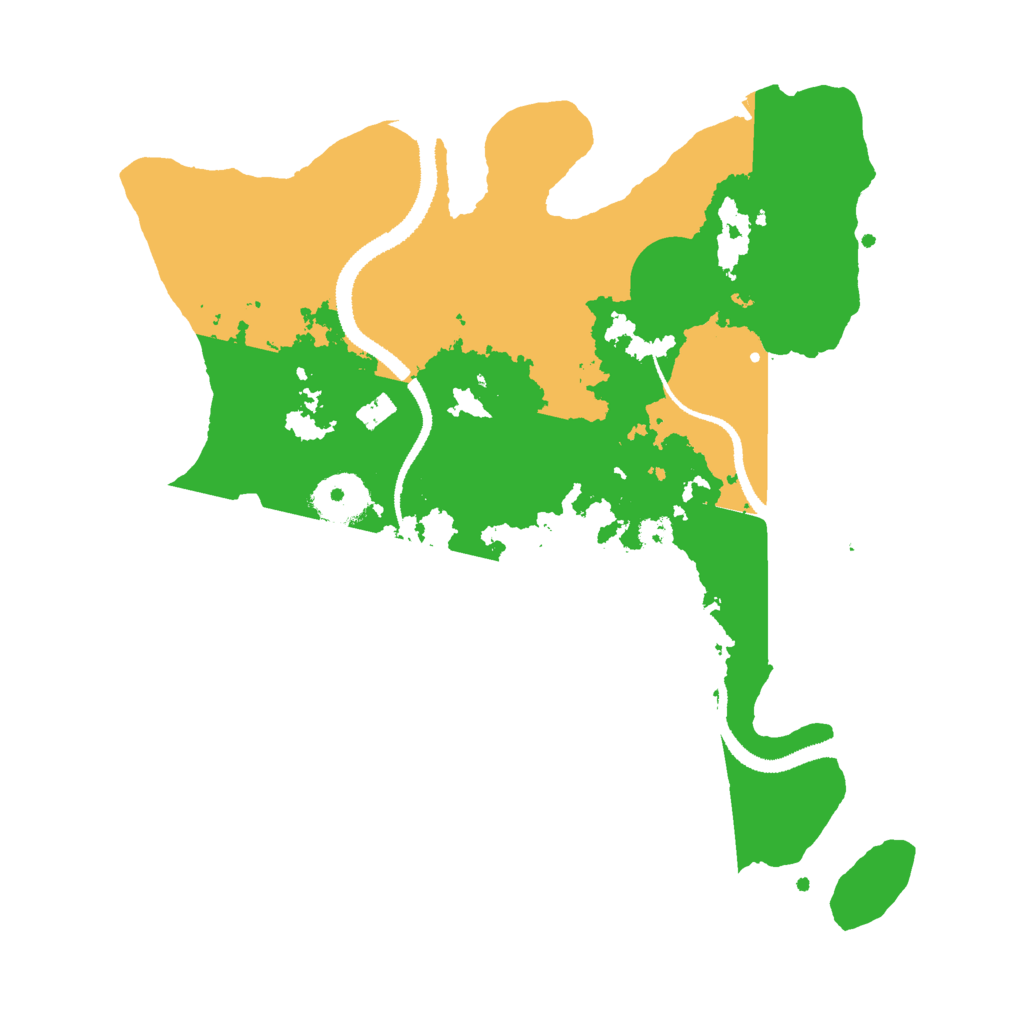 Biome Rust Map: Procedural Map, Size: 3000, Seed: 452872