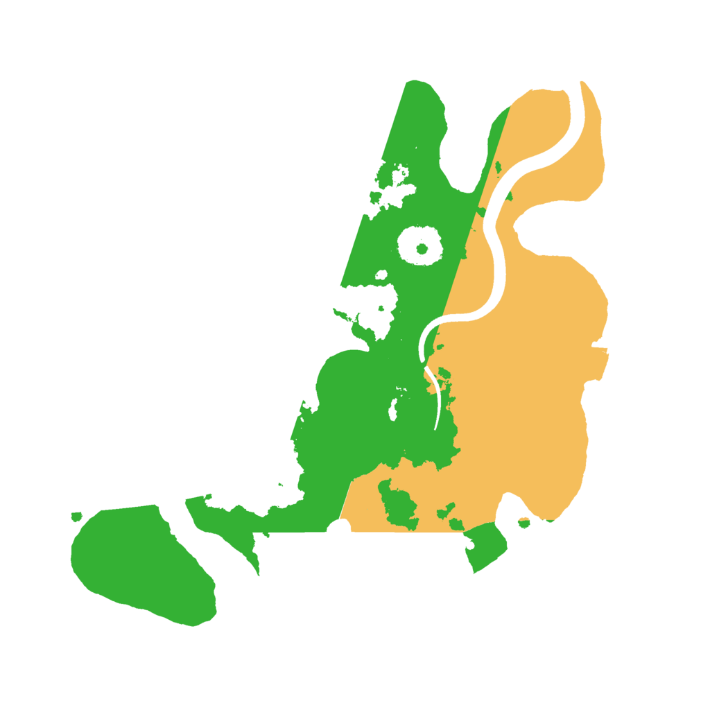 Biome Rust Map: Procedural Map, Size: 2500, Seed: 900