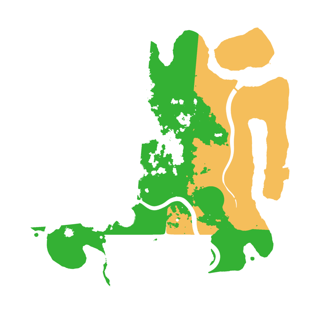 Biome Rust Map: Procedural Map, Size: 3100, Seed: 757630