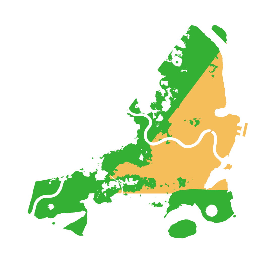Biome Rust Map: Procedural Map, Size: 3850, Seed: 91782459