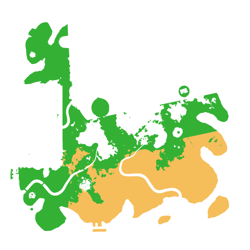 Biome Rust Map: Procedural Map, Size: 3750, Seed: 1152629567