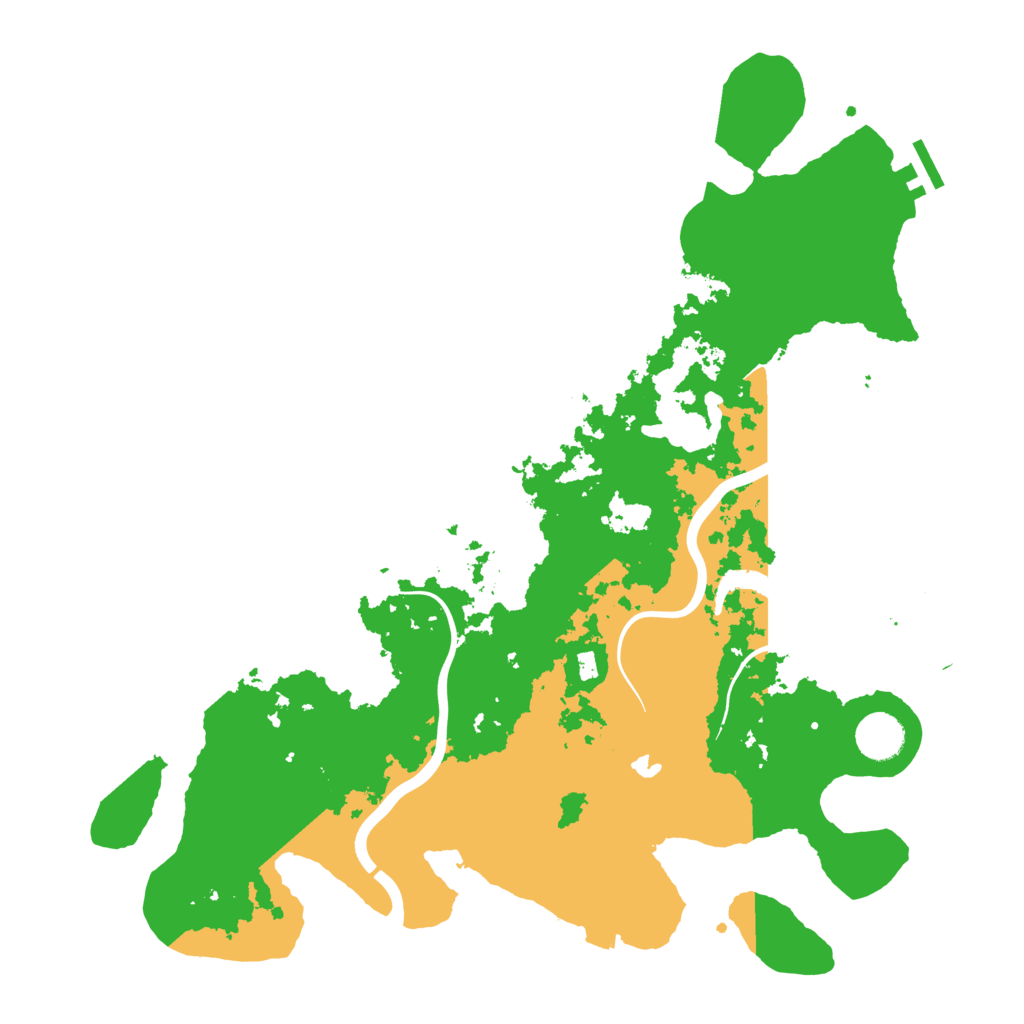 Biome Rust Map: Procedural Map, Size: 4000, Seed: 743695712