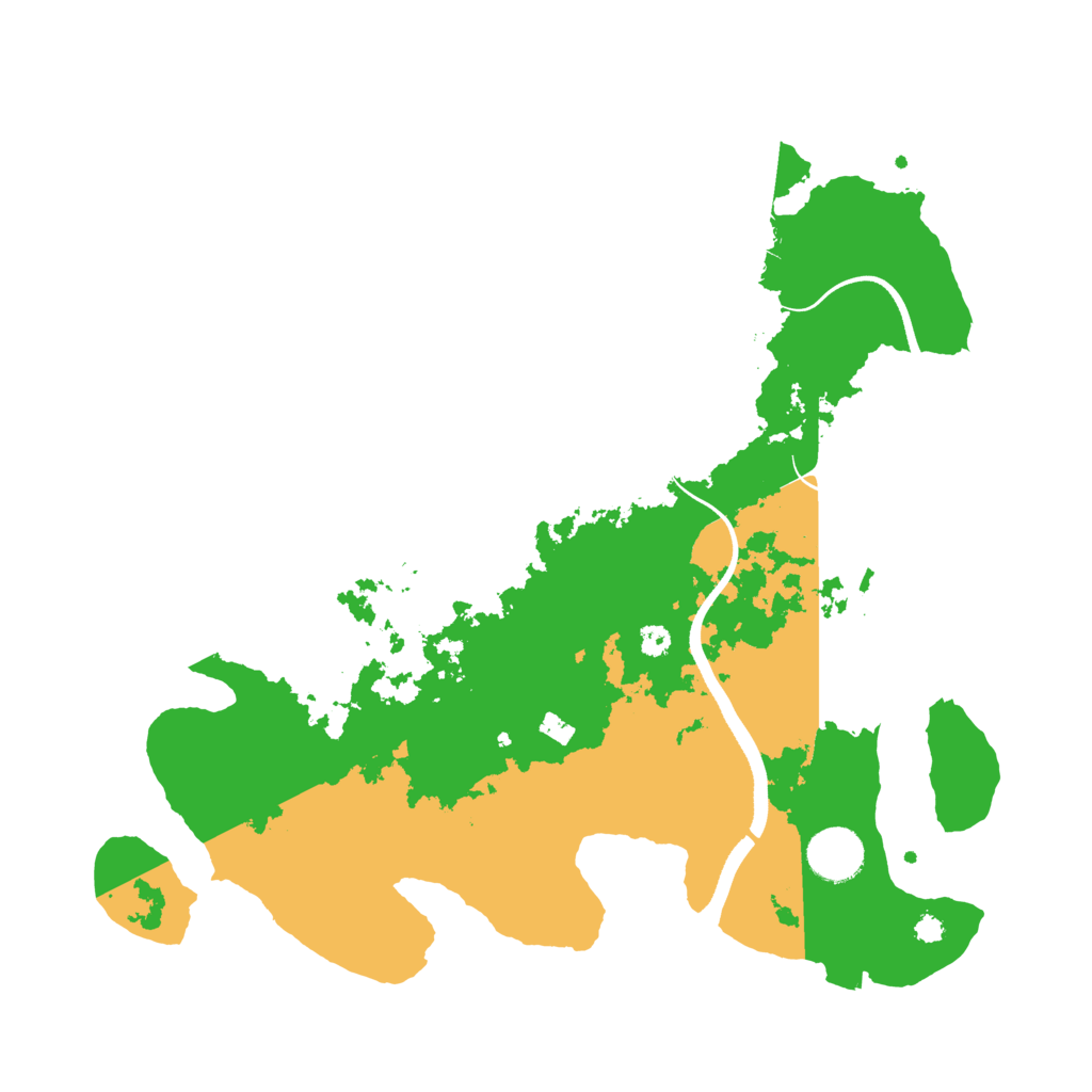 Biome Rust Map: Procedural Map, Size: 3500, Seed: 19862741