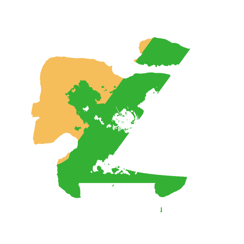 Biome Rust Map: Procedural Map, Size: 2000, Seed: 474921551