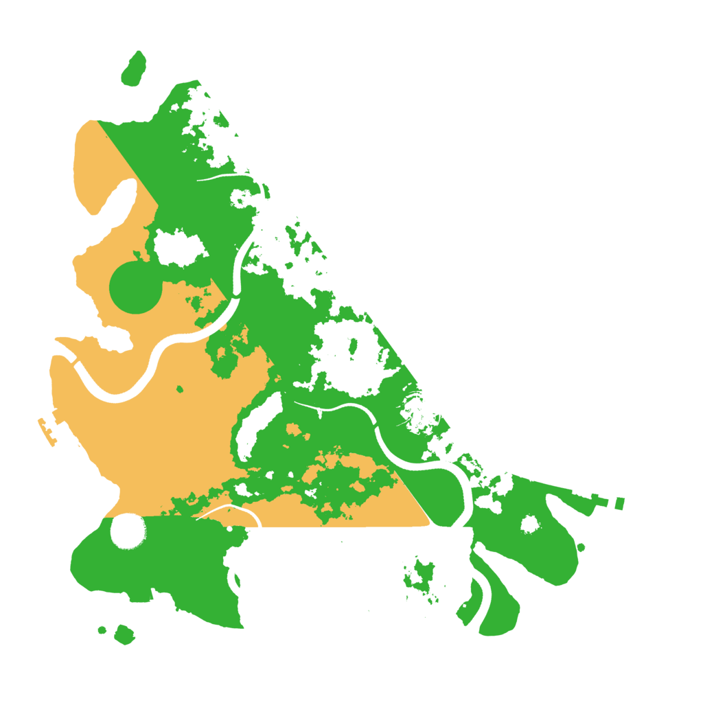 Biome Rust Map: Procedural Map, Size: 3500, Seed: 204124203