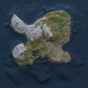 Thumbnail Rust Map: Procedural Map, Size: 2000, Seed: 2035762465, 6 Monuments