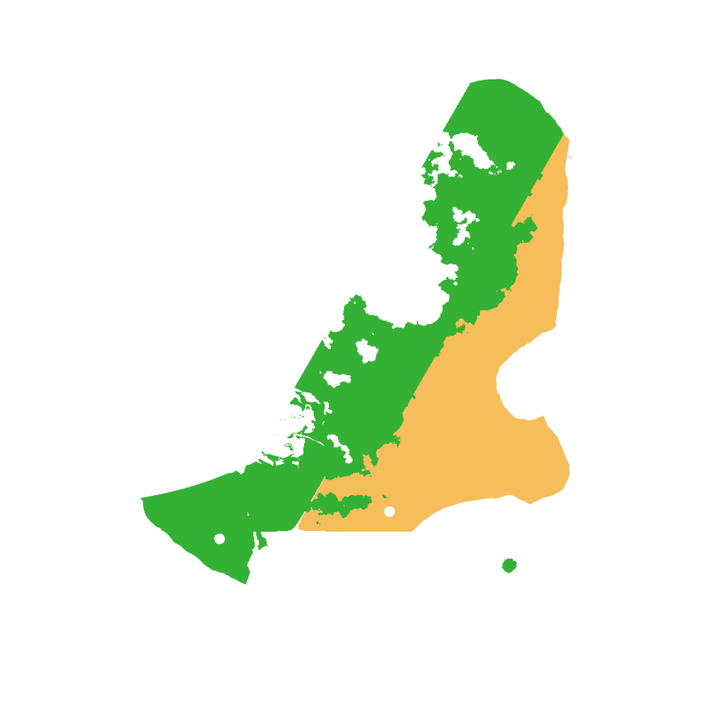 Biome Rust Map: Procedural Map, Size: 2000, Seed: 2035762465