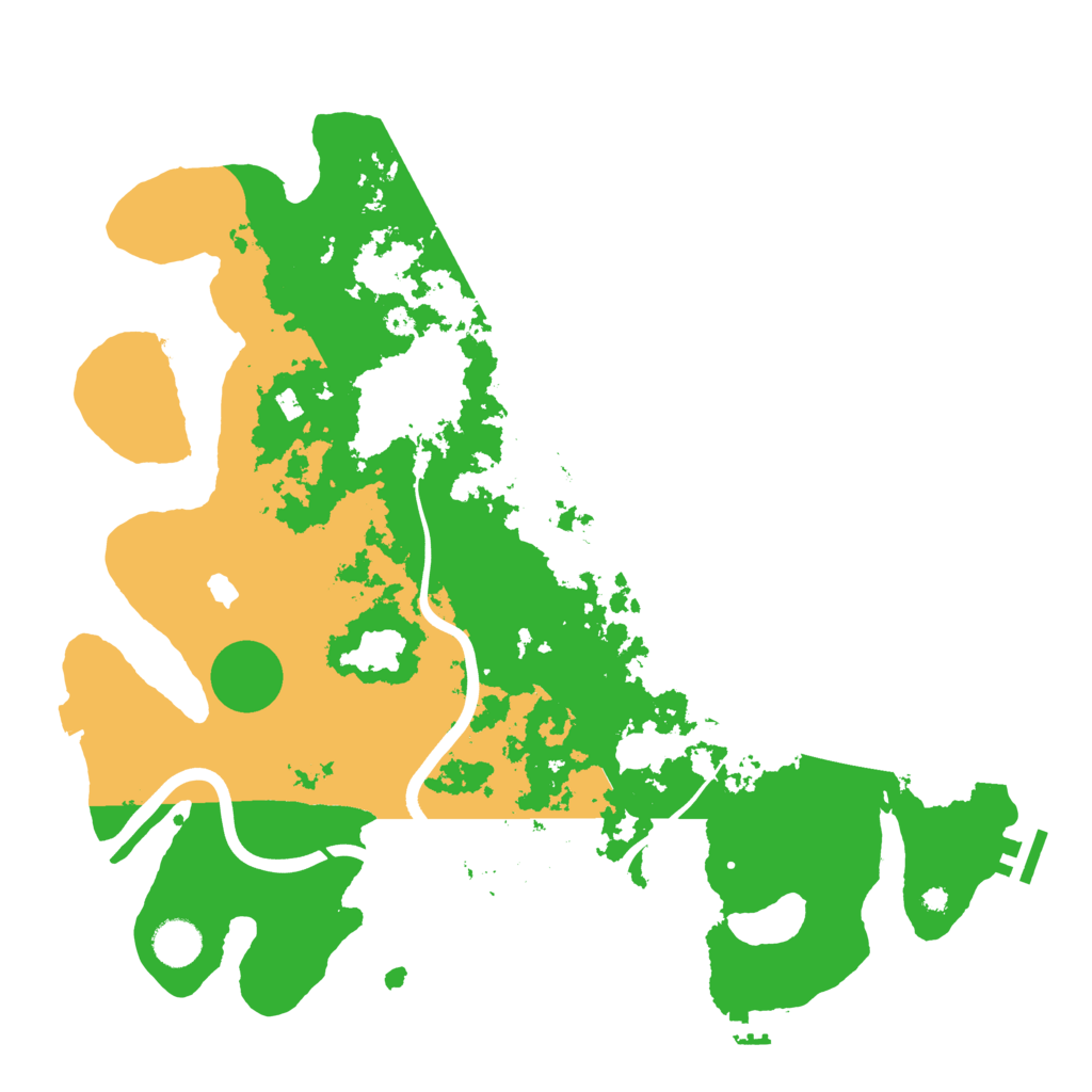 Biome Rust Map: Procedural Map, Size: 4000, Seed: 114269