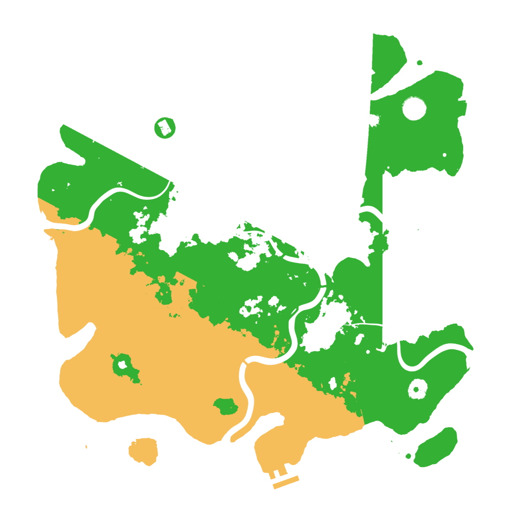 Biome Rust Map: Procedural Map, Size: 3850, Seed: 838898