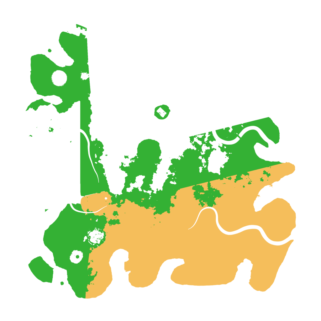 Biome Rust Map: Procedural Map, Size: 3710, Seed: 1