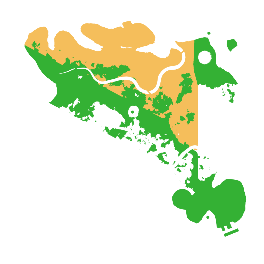 Biome Rust Map: Procedural Map, Size: 3500, Seed: 1015073272