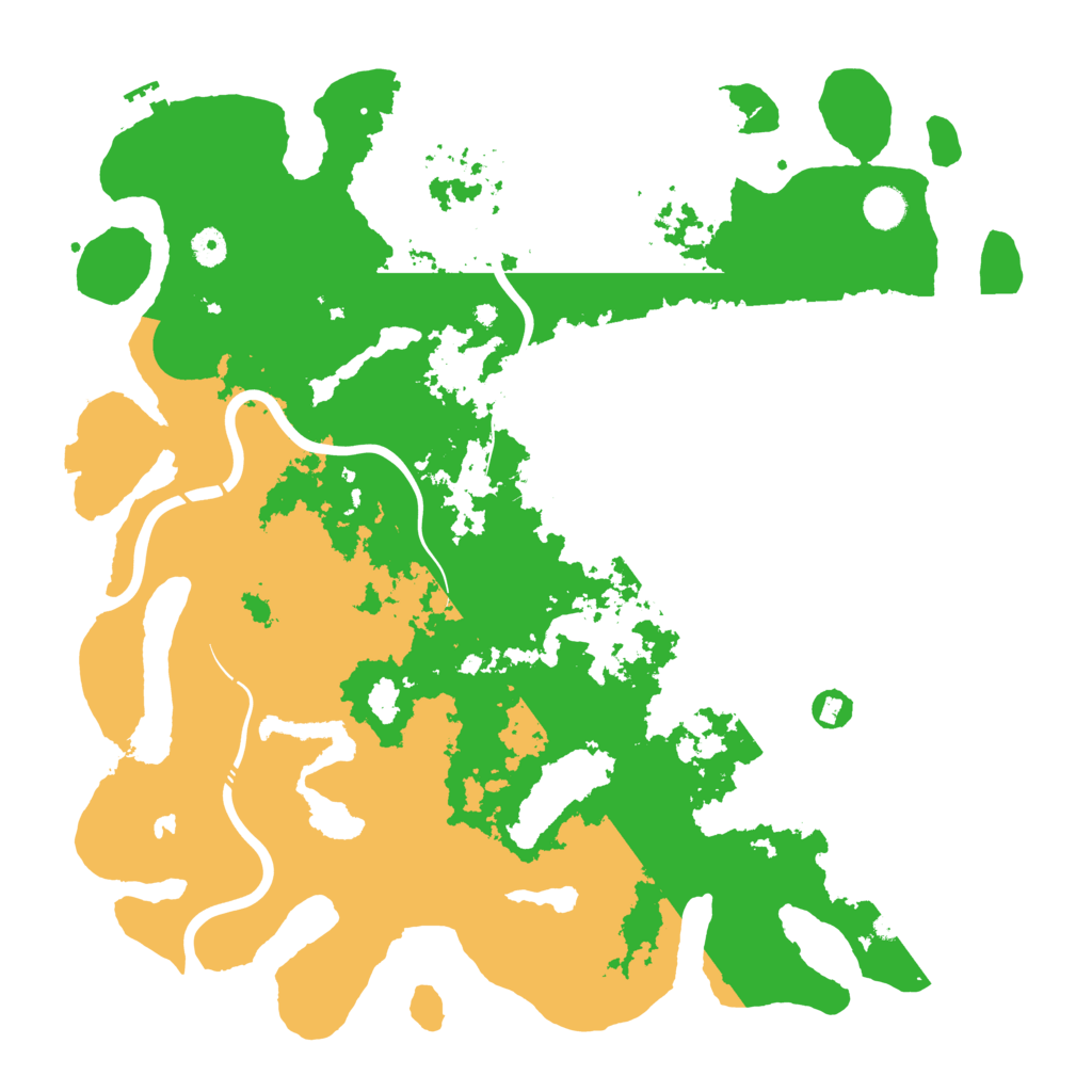 Biome Rust Map: Procedural Map, Size: 4500, Seed: 810478