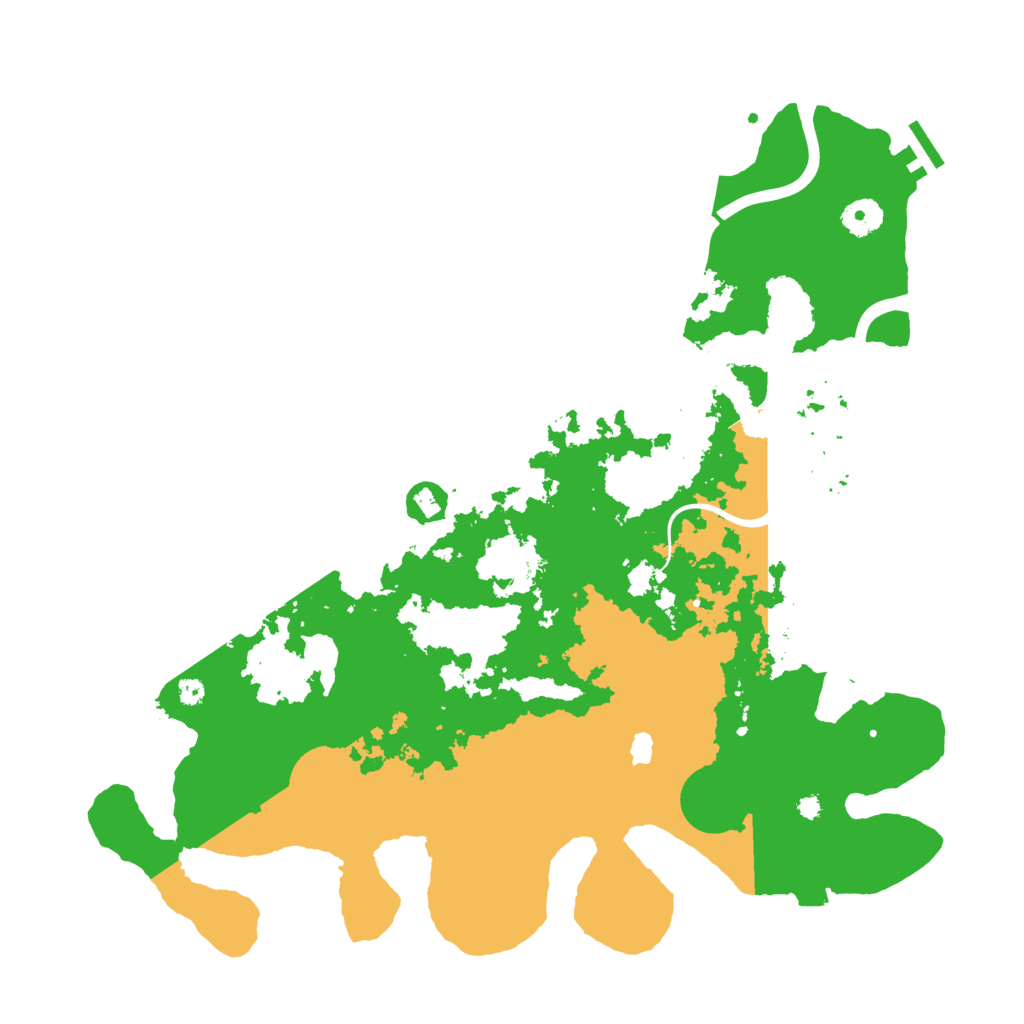 Biome Rust Map: Procedural Map, Size: 4000, Seed: 392476