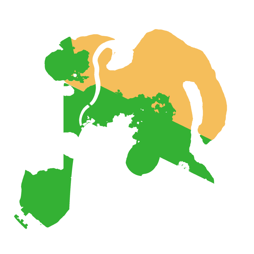 Biome Rust Map: Procedural Map, Size: 2200, Seed: 162310034