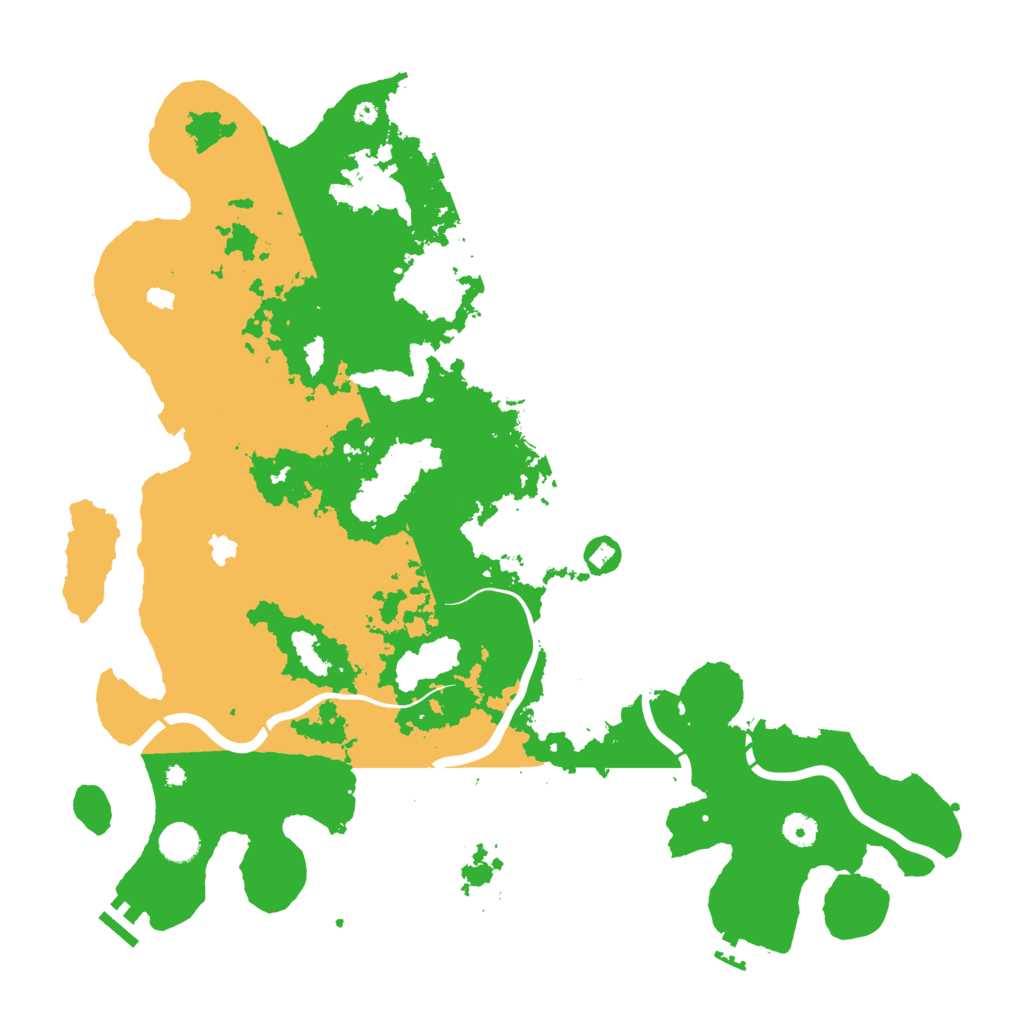 Biome Rust Map: Procedural Map, Size: 4500, Seed: 1511393923