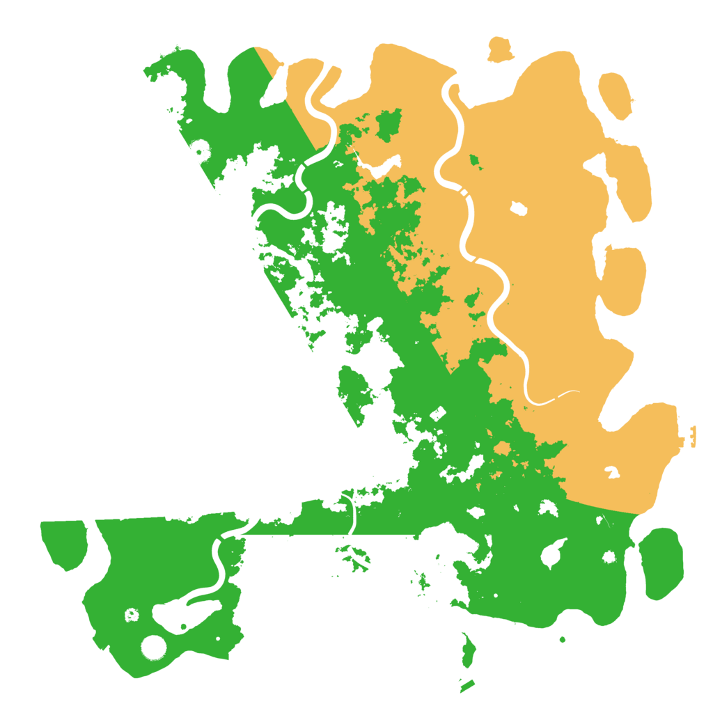 Biome Rust Map: Procedural Map, Size: 5000, Seed: 430893
