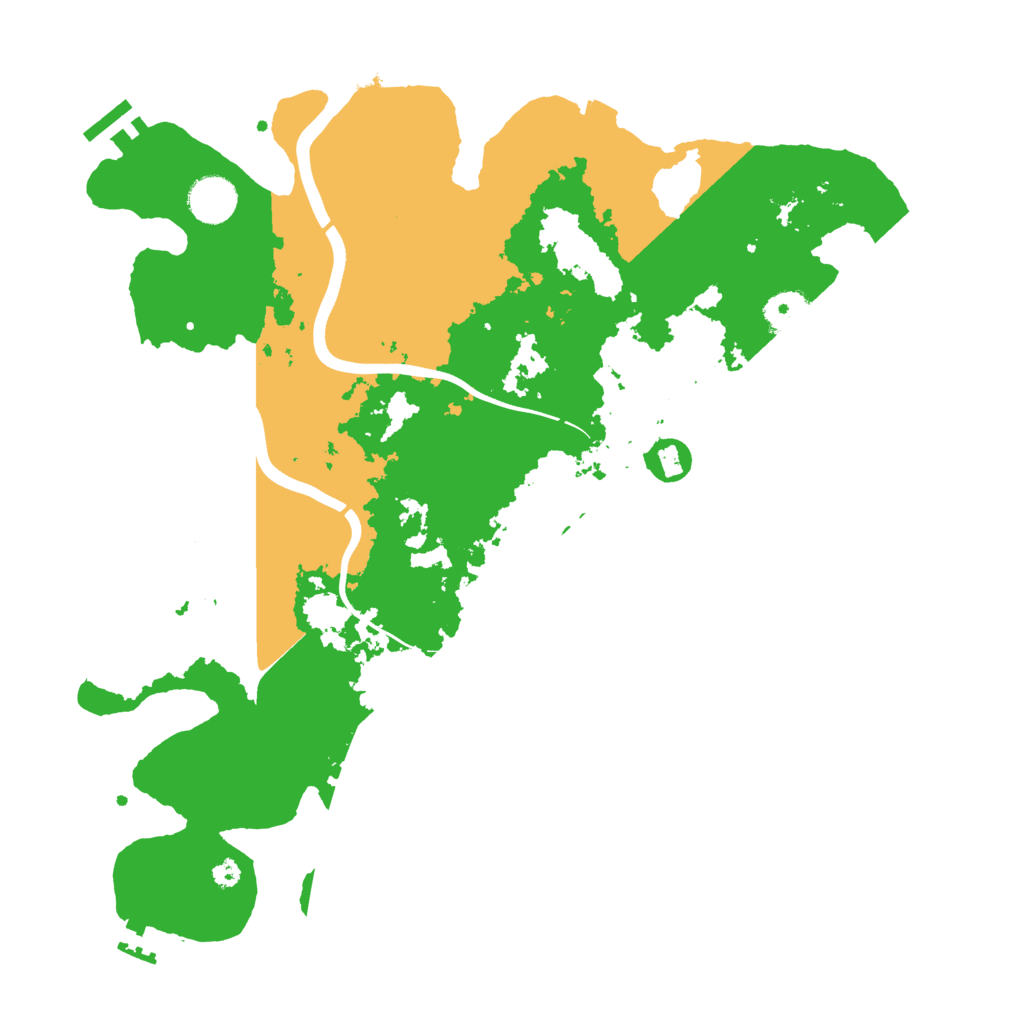 Biome Rust Map: Procedural Map, Size: 3750, Seed: 708152071