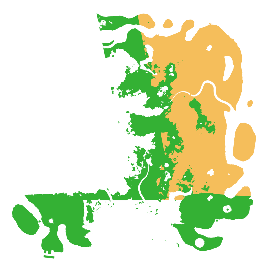 Biome Rust Map: Procedural Map, Size: 5000, Seed: 187717