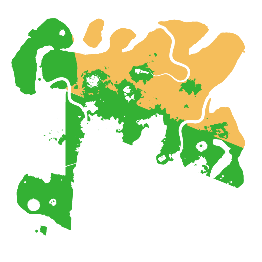 Biome Rust Map: Procedural Map, Size: 3750, Seed: 891338870