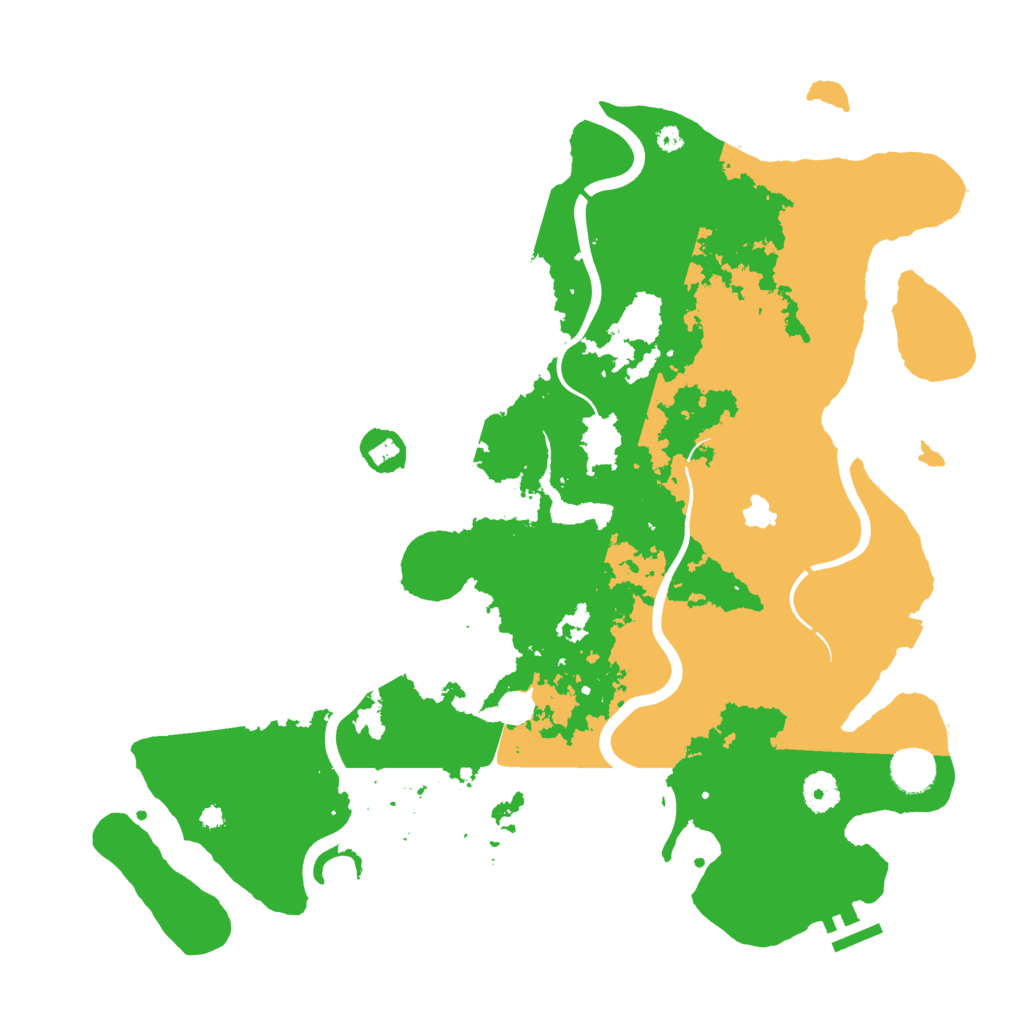Biome Rust Map: Procedural Map, Size: 4000, Seed: 694029
