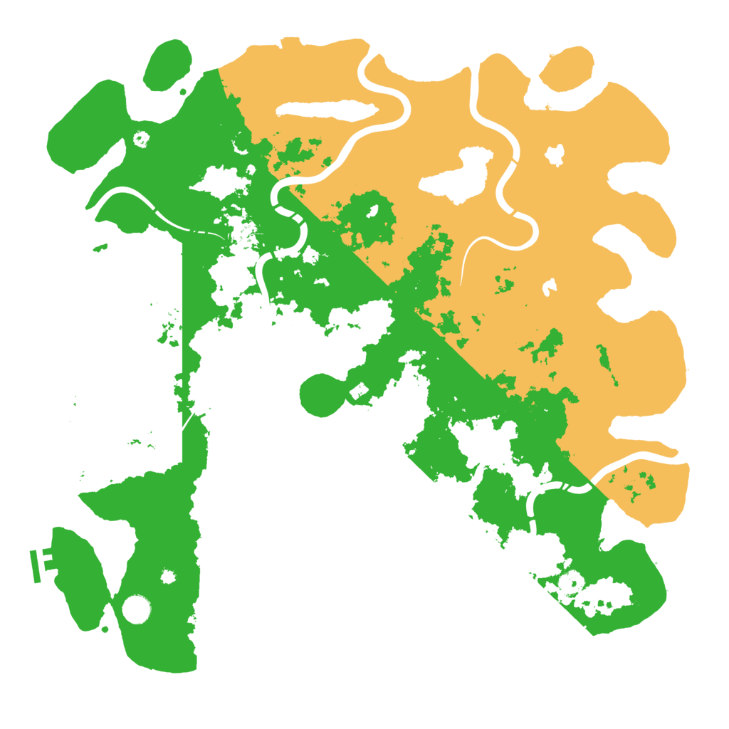 Biome Rust Map: Procedural Map, Size: 4500, Seed: 972510201