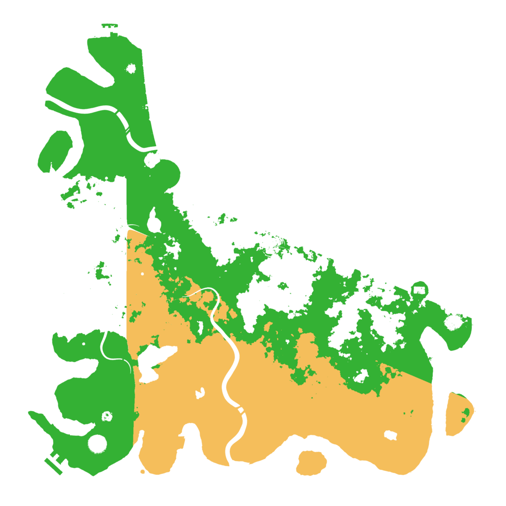 Biome Rust Map: Procedural Map, Size: 4750, Seed: 335898