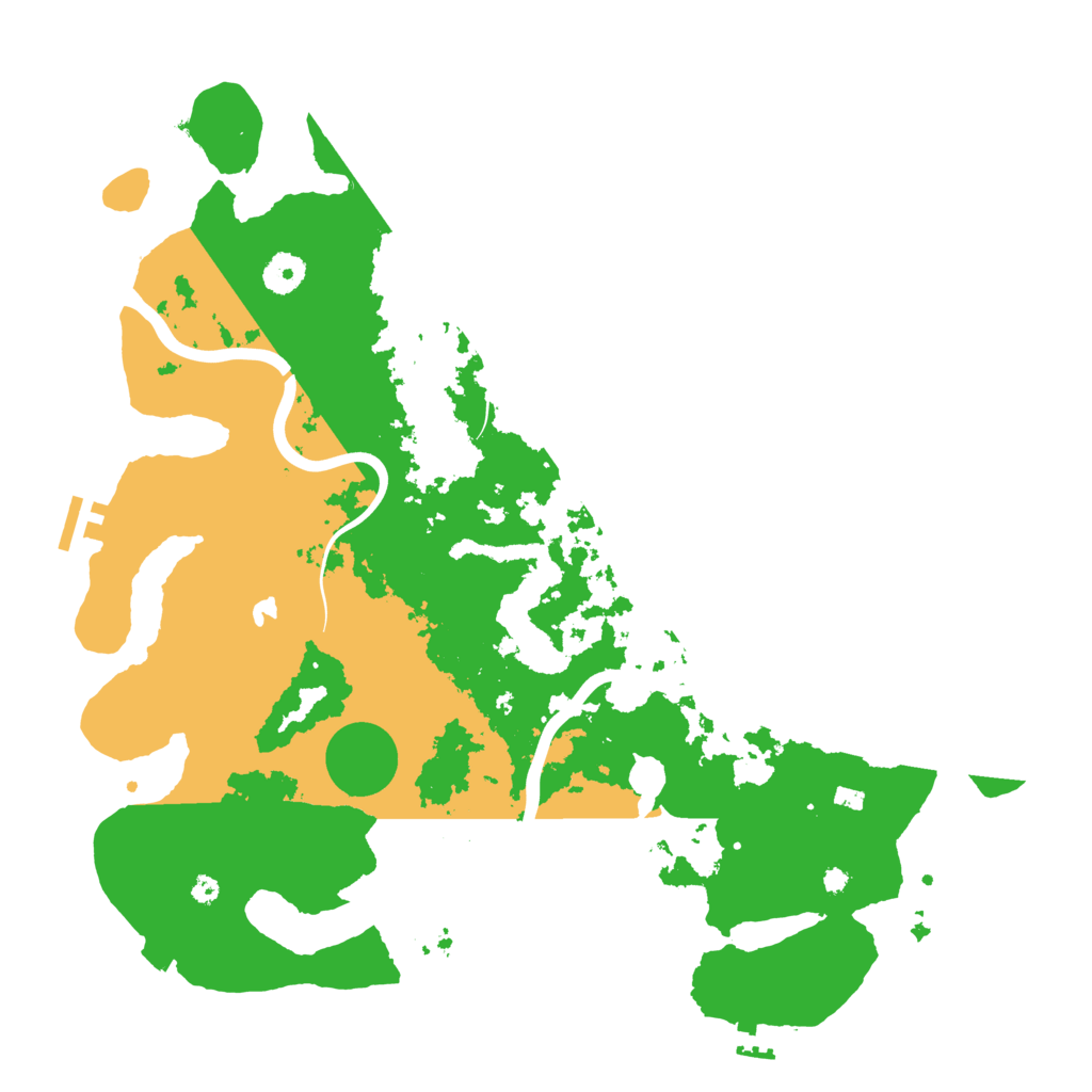 Biome Rust Map: Procedural Map, Size: 4000, Seed: 608191786