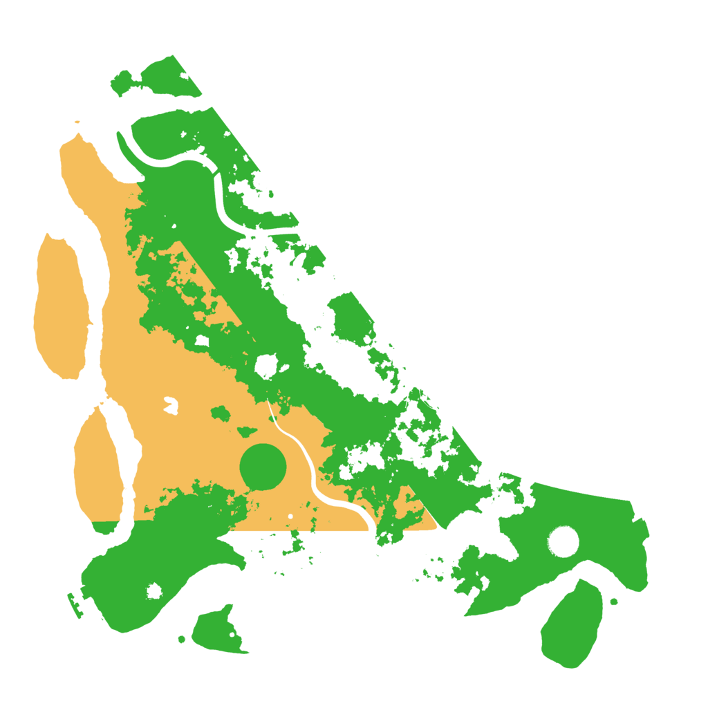 Biome Rust Map: Procedural Map, Size: 4000, Seed: 523452