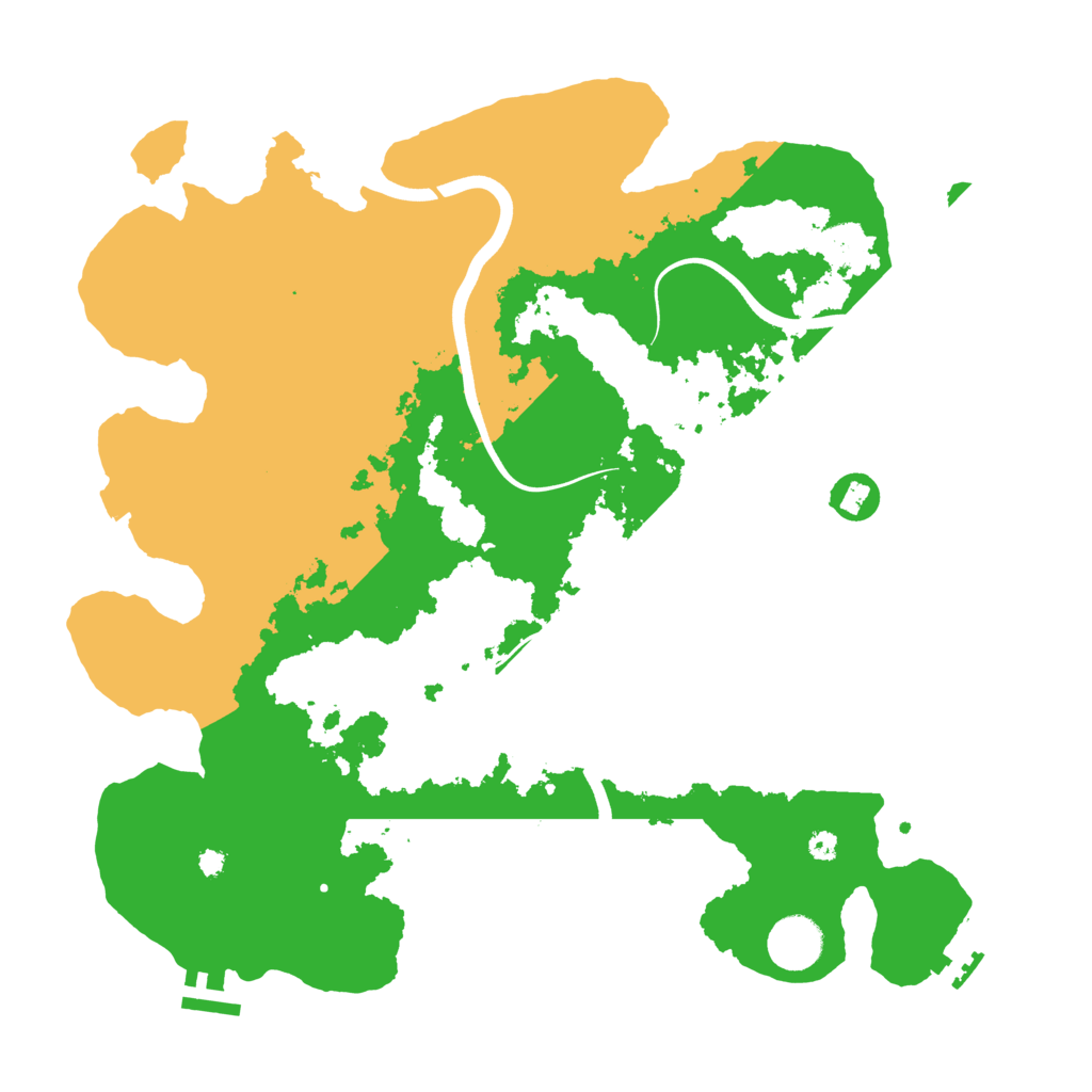 Biome Rust Map: Procedural Map, Size: 3750, Seed: 1374074326