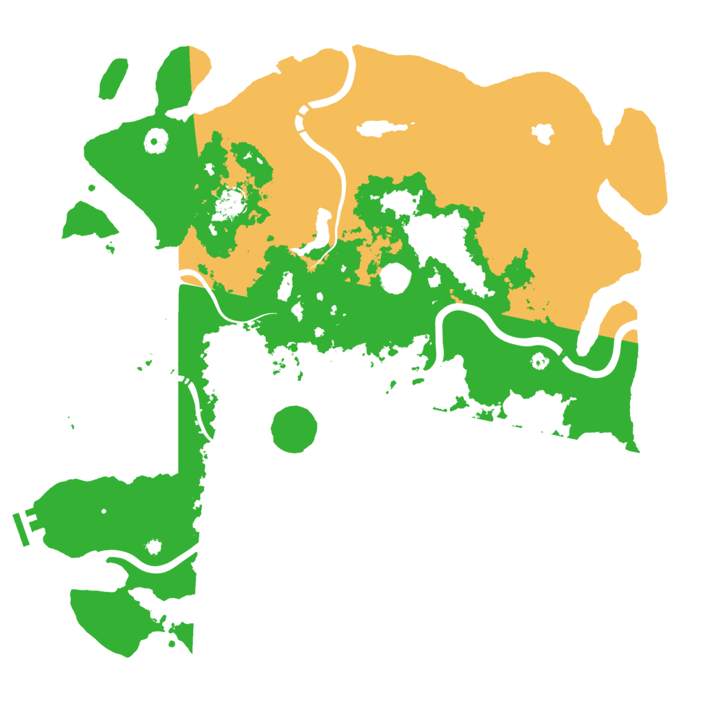 Biome Rust Map: Procedural Map, Size: 4250, Seed: 344504