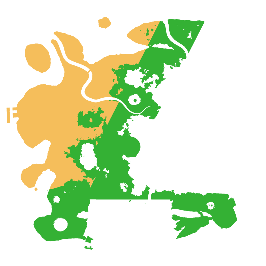 Biome Rust Map: Procedural Map, Size: 3500, Seed: 758232