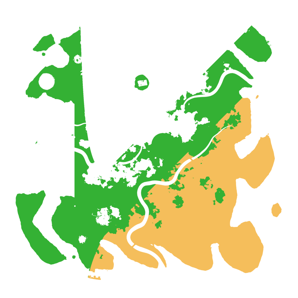 Biome Rust Map: Procedural Map, Size: 3500, Seed: 1056004828