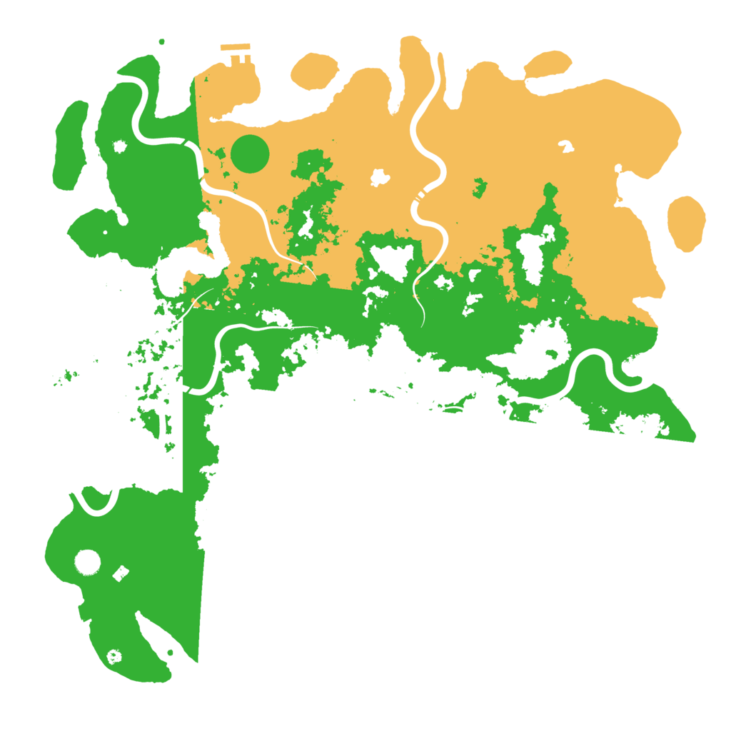 Biome Rust Map: Procedural Map, Size: 5000, Seed: 321