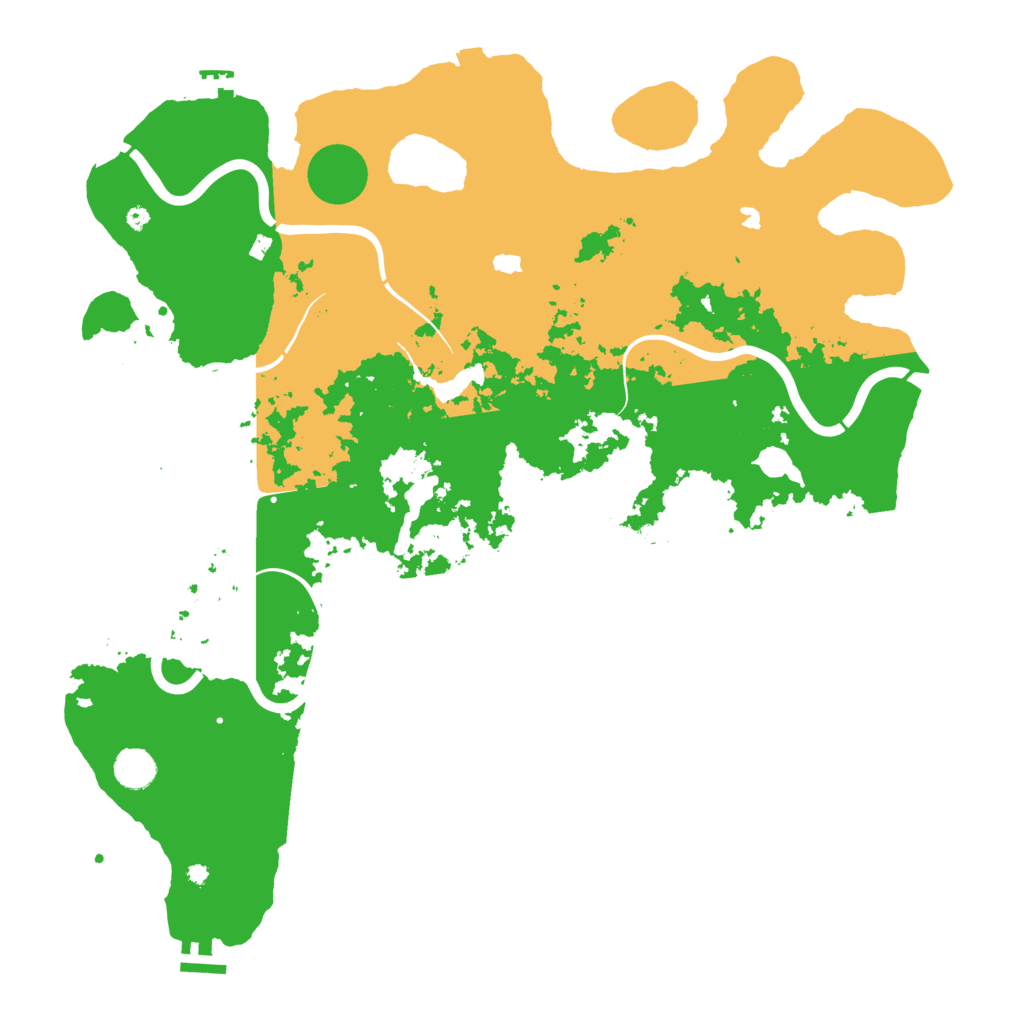 Biome Rust Map: Procedural Map, Size: 4501, Seed: 50000
