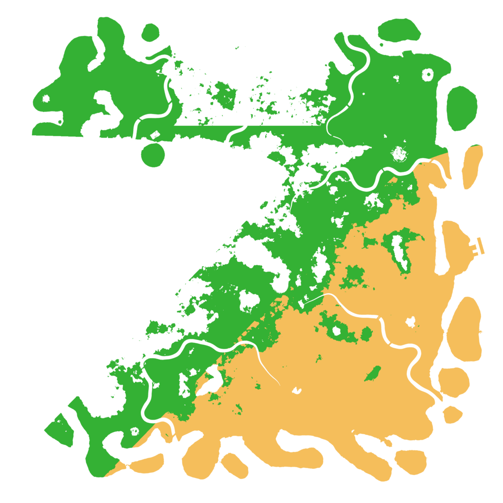 Biome Rust Map: Procedural Map, Size: 6000, Seed: 317670913