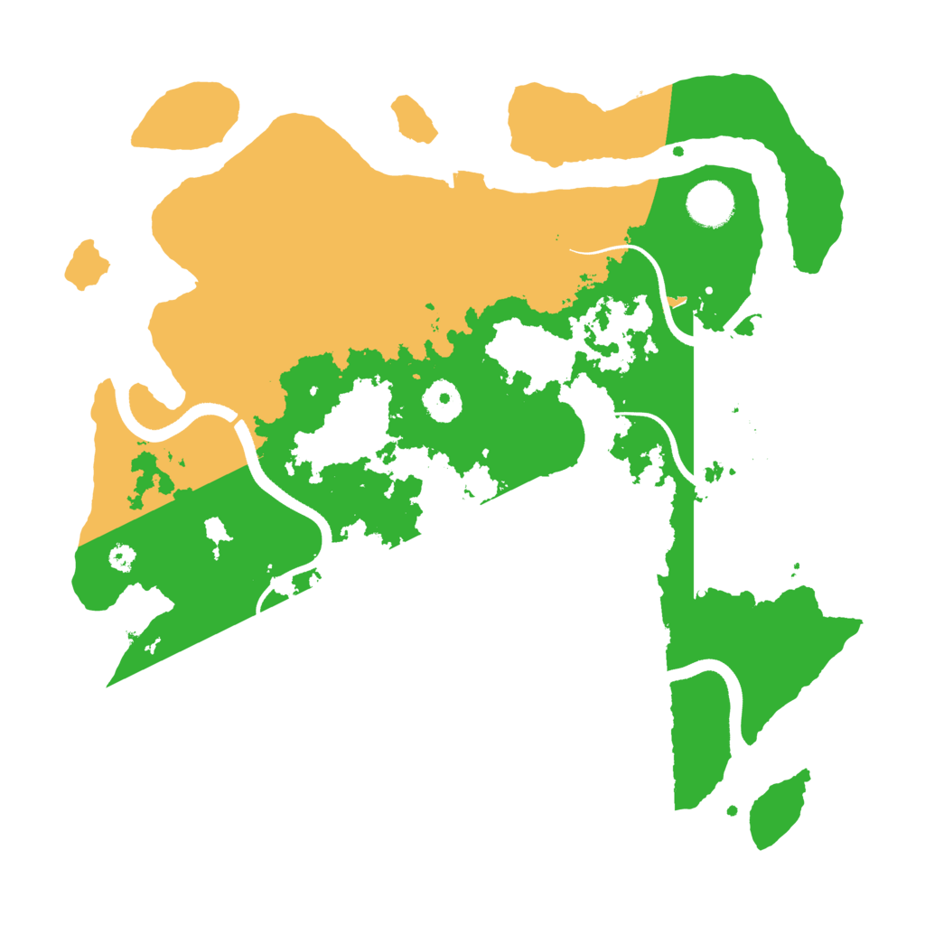 Biome Rust Map: Procedural Map, Size: 3500, Seed: 1144163773