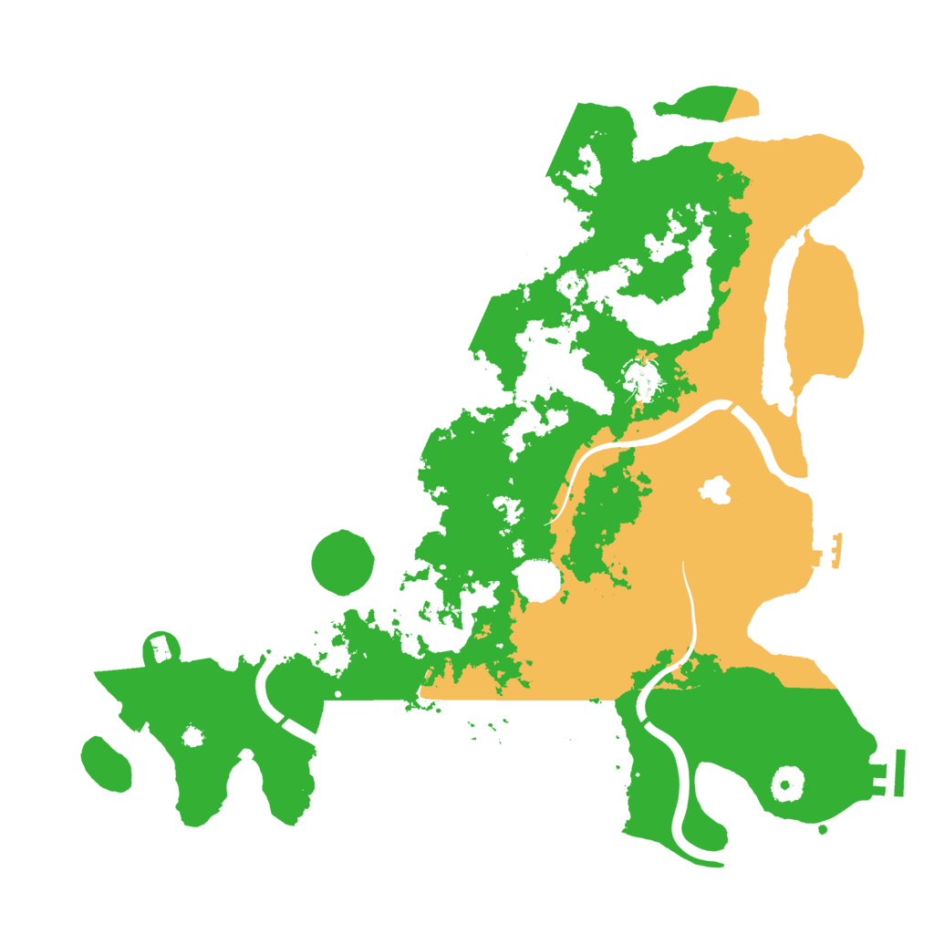 Biome Rust Map: Procedural Map, Size: 4000, Seed: 20261002