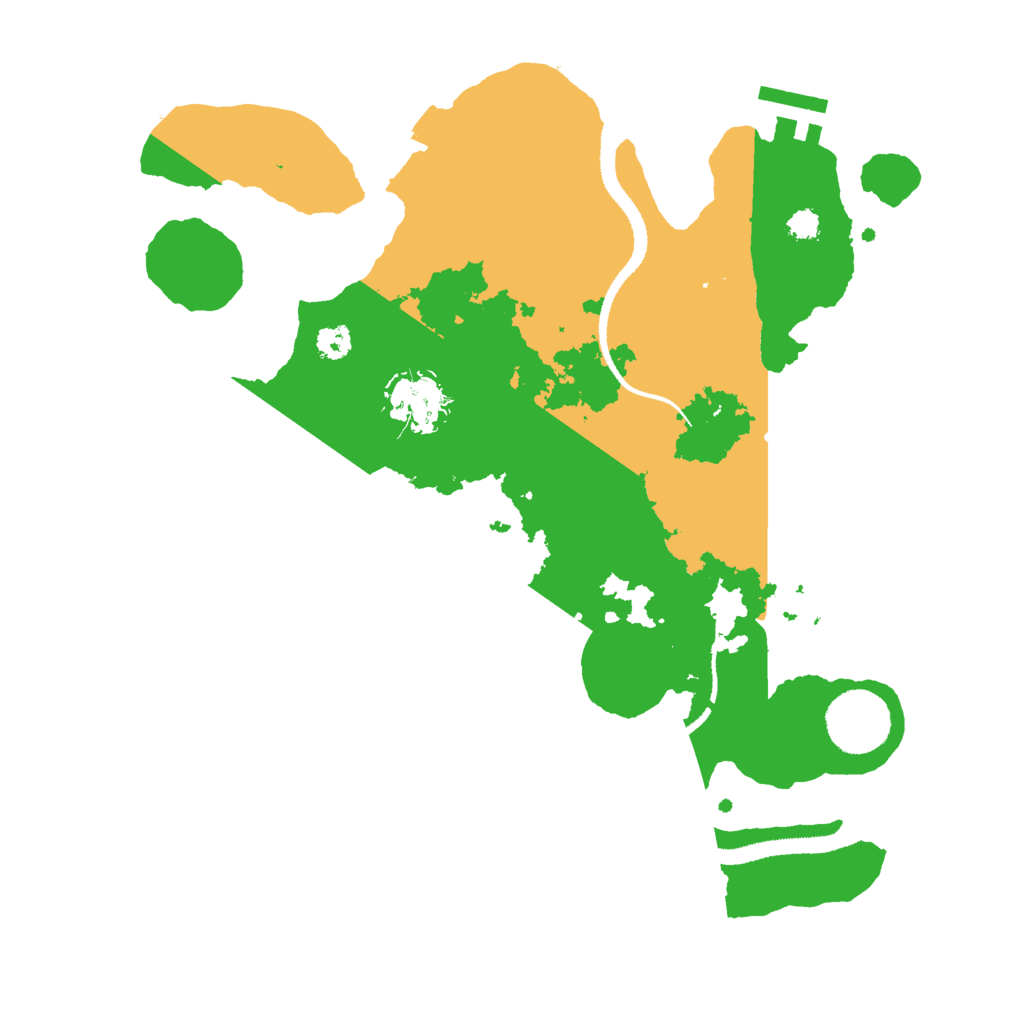 Biome Rust Map: Procedural Map, Size: 3000, Seed: 1797413843