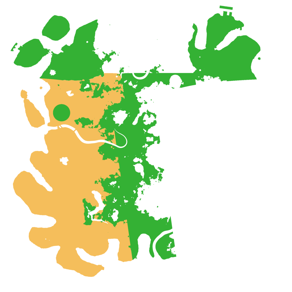 Biome Rust Map: Procedural Map, Size: 4500, Seed: 929924467