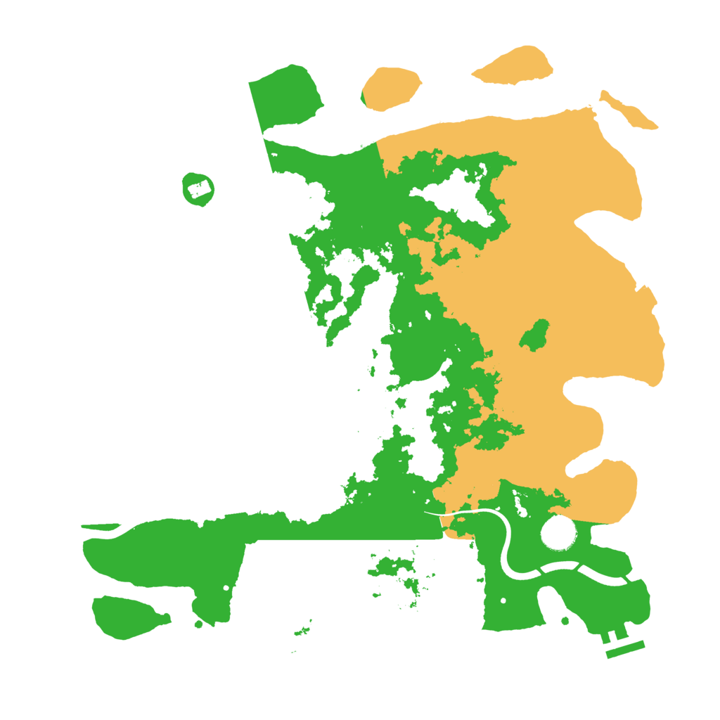Biome Rust Map: Procedural Map, Size: 3700, Seed: 1025831711