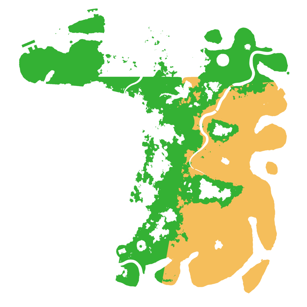 Biome Rust Map: Procedural Map, Size: 4500, Seed: 204222929