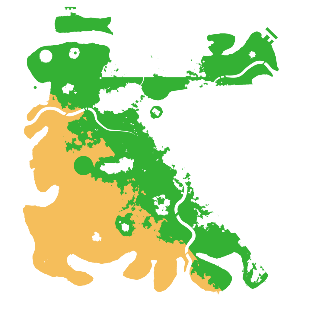 Biome Rust Map: Procedural Map, Size: 4250, Seed: 479521753