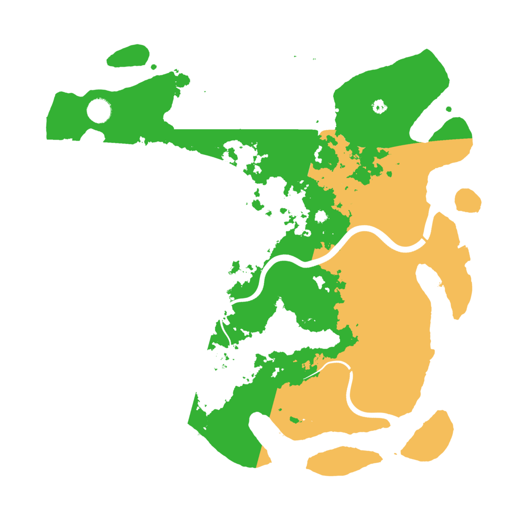 Biome Rust Map: Procedural Map, Size: 3750, Seed: 986471