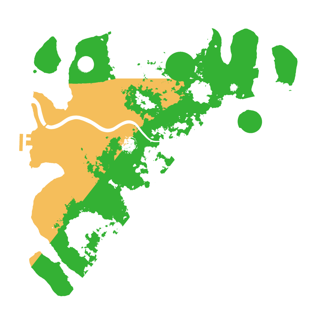 Biome Rust Map: Procedural Map, Size: 3700, Seed: 2015137113