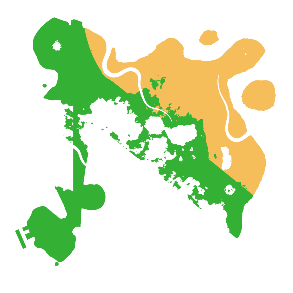 Biome Rust Map: Procedural Map, Size: 3000, Seed: 1090399272