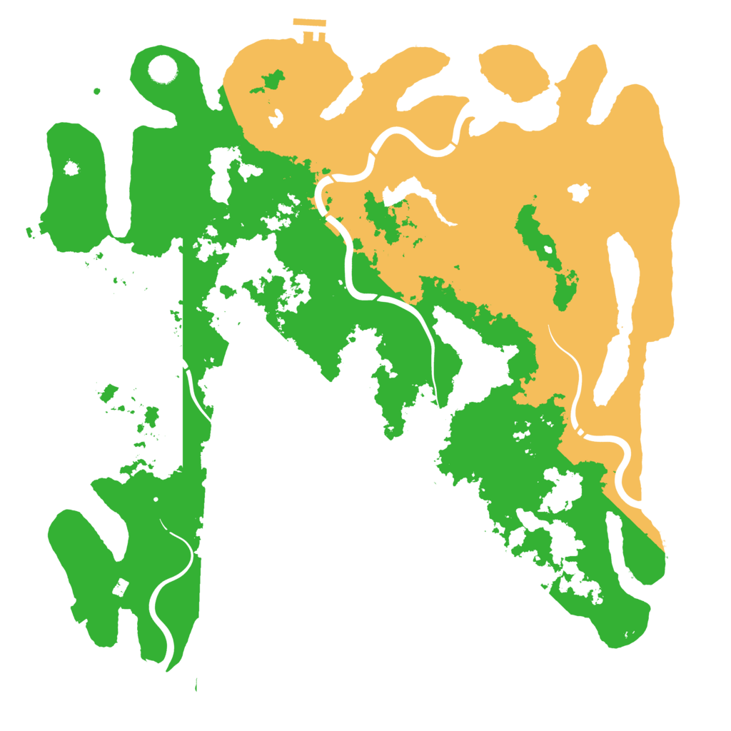 Biome Rust Map: Procedural Map, Size: 4500, Seed: 1591971938